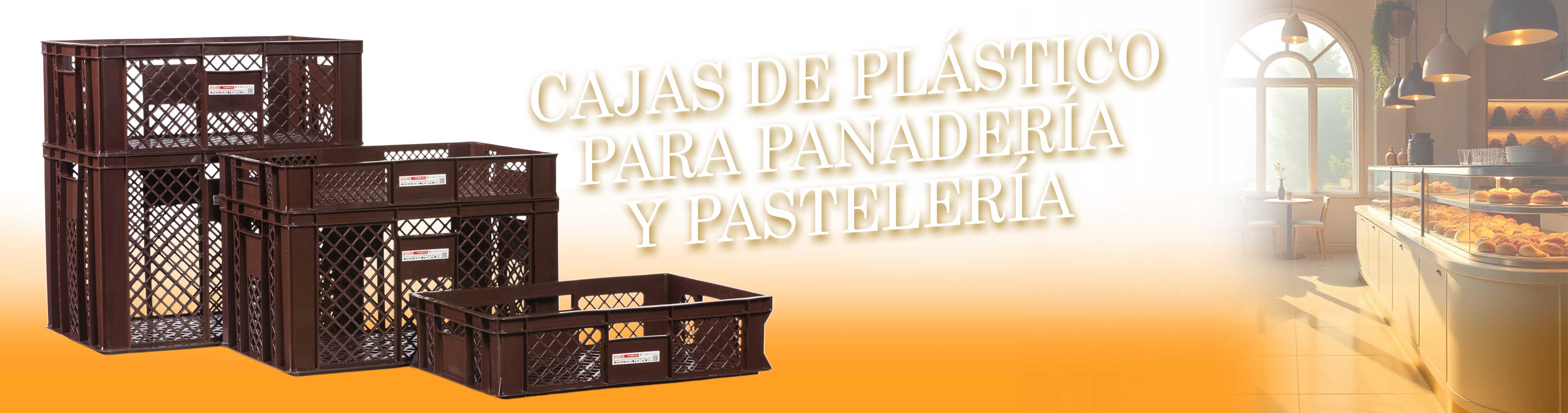 Cajas Plásticas para Panaderia y Pasteleria nuevas